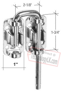 C.R. Laurence CRL 2-1/8&quot; Sliding Door Loop Lock | S4379