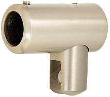 C.R. Laurence CRL Brushed Nickel Support Bar U-Bracket for 1/4&quot; and 5/16&quot; Glass | S4BN