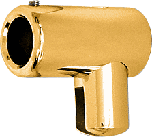 C.R. Laurence CRL Gold Plated Support Bar U-Bracket for 1/4&quot; and 5/16&quot; Glass | S4GP