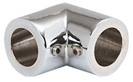 C.R. Laurence CRL Chrome Corner Bracket for Support Bars | S8CH
