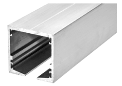 C.R. Laurence CRL SPS 240&quot; Standard Overhead Straight Track-Mill Aluminum | S90240M