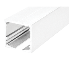 C.R. Laurence CRL SPS 6&quot; Standard Overhead Splice-White Powder Paint | S906W