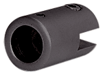 C.R. Laurence CRL Oil Rubbed Bronze Support Bar Bracket for 3/8&quot; to 1/2&quot; (10-12mm) Glass | S9100RB