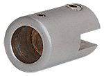 C.R. Laurence CRL Brushed Nickel Support Bar Bracket for 3/8&quot; to 1/2&quot; (10-12mm) Glass | S910BN