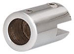 C.R. Laurence CRL Chrome Support Bar Bracket for 3/8&quot; to 1/2&quot; (10-12mm) Glass | S910CH