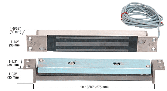C.R. Laurence CRL Securitron&#174; Electromagnetic Mortise Shear Aligning Magnalock  | SAM1224