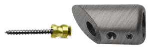 C.R. Laurence CRL Antique Brushed Nickel Support Bar Bracket | SBB45ABN