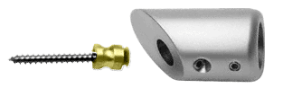 C.R. Laurence CRL Chrome Support Bar Bracket | SBB45CH