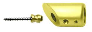 C.R. Laurence CRL Gold Plated Support Bar Bracket | SBB45GP