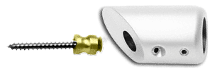 C.R. Laurence CRL White Support Bar Bracket | SBB45W