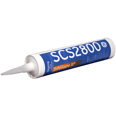 GE SilGlaze II SCS2800 Silicone Sealant - White | GE SCS2800 SilGlaze ii Silicone Glazing Sealant | SCS280924