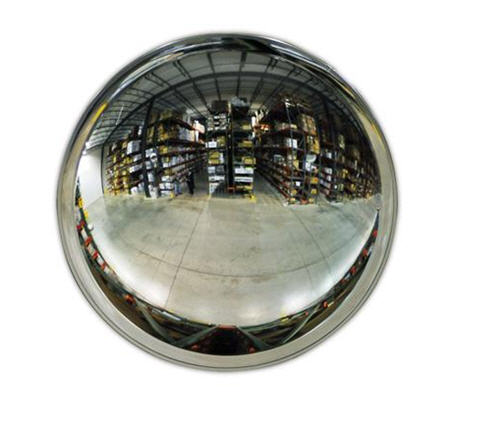 16&quot; Acrylic DomeVex Wide View Convex Mirror Outdoor with Plastic Back and Single Telescoping Bracket | SCVO16T4DPPB