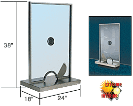 C.R. Laurence CRL Ticket Window Unit - 24 (W) x 38 (H) Frame Size | SCW102N