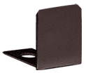 C.R. Laurence CRL Oil Rub Bronze End Cap for 3/8&quot; Deep U-Channel - 10 Pack | SDCEC380RB