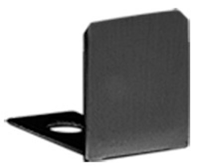 CRL Matte Black End Cap for 3/8&quot; Deep U-Channel - 10 Pack | SDCEC38MBL