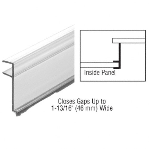 C.R. Laurence CRL 94&quot; Sliding Door Gap Closing Polycarbonate | SDGC98