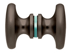 CRL Brushed Bronze Traditional Style Back-to-Back Shower Door Knobs | SDK100BBRZ