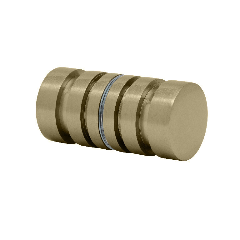 CRL Contemporary Style Brushed Bronze Back-to-Back Shower Door Knob | SDK106BBRZ