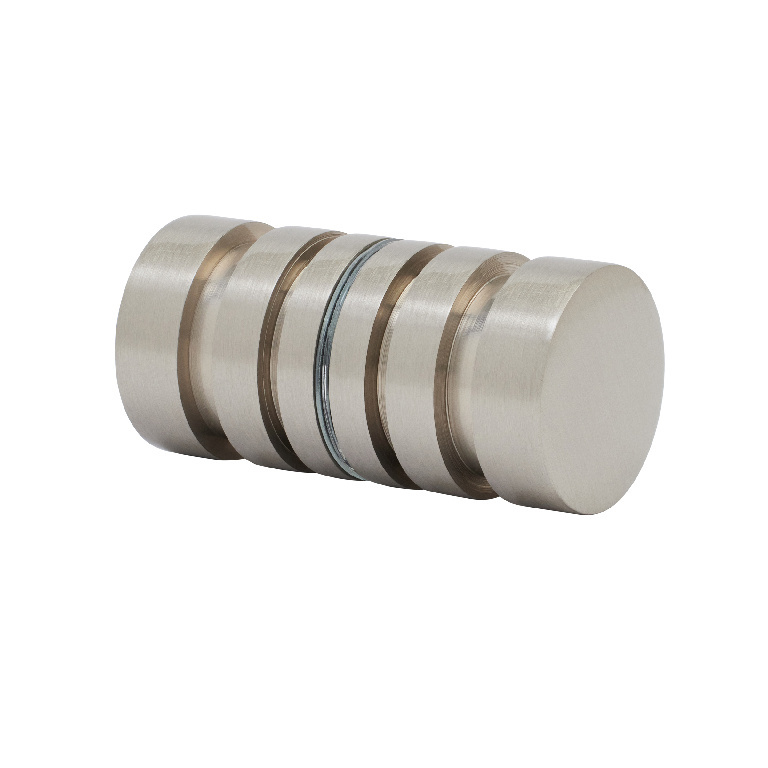 CRL Contemporary Style Brushed Nickel Finish Back-to-Back Door Knob | SDK106BN