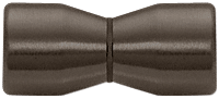 CRL Oil Rub Bronze Back-to-Back Bow-Tie Style Knob | SDK1090RB
