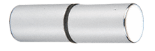 CRL Cylinder Style Polished Chrome Finish Back-to-Back Shower Door Knob | SDK112CH