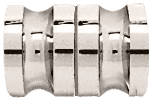 CRL Polished Nickel Euro Style Back-to-Back Shower Door Knobs | SDK120PN
