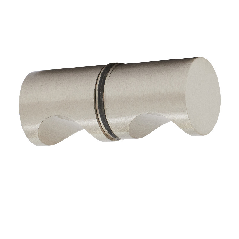 CRL Brushed Nickel Back-to-Back E-Z Grip Style Knob | SDK140BN