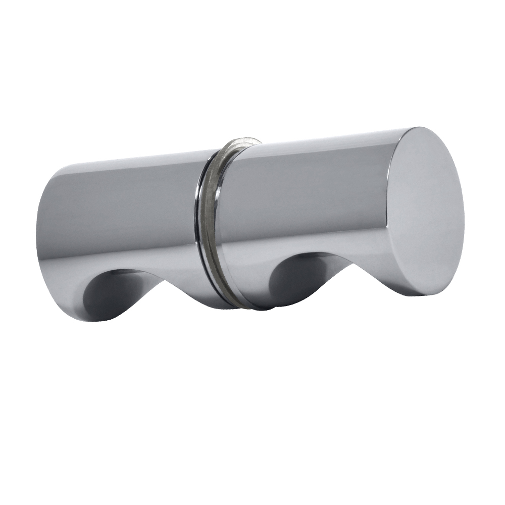 CRL Polished Chrome Back-to-Back E-Z Grip Style Knob | SDK140CH