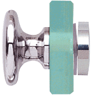 CRL Polished Chrome Traditional Style Single-Sided Door Knob | SDK200CH