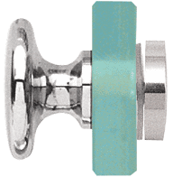 CRL Polished Nickel Traditional Style Single-Sided Door Knob | SDK200PN