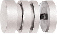 CRL Contemporary Style Brushed Nickel Finish Single-Sided Shower Door Knob | SDK206BN