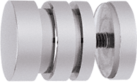 CRL Contemporary Style Polished Chrome Finish Single-Sided Shower Door Knob | SDK206CH