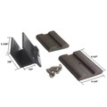 Gordon Glass&#174; Sliding Shower Door Bottom Guide 1/2" Wide and Shower Door Bumpers - Kit