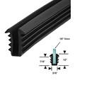 Gordon Glass&#174; Black Shower Door Replacement Glazing Vinyl for 1/8" Glass - 18 ft