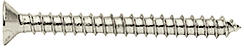 CRL Brushed Nickel #10 x 2&quot; Wall Mounting Flat Head Phillips Sheet Metal Screw - Package | P102BN