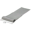 Gray Shower Door Flat Vinyl Sweep - 100 ft