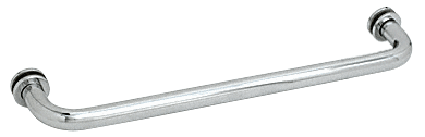 CRL Polished Chrome 18&quot; Single-Sided Towel Bar for Glass | SDTBS18CH