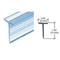 CRL Translucent Shower Door Vinyl "T" Seal and Sweep for 7/16" Maximum Gap - 31 in long