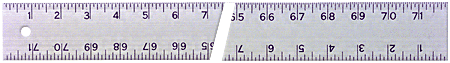 C.R. Laurence CRL 72&quot; Exact Flat Aluminum Straight Edge Rule | SE72