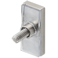 CRL Brushed Stainless Serenity Series Sliding Door 90 Degree Accessory Kit | SER90BS | SER90BS