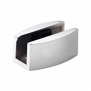 CRL Polished Stainless Steel Door Guide for the Serenity Series Sliding Door System | SERDG2PS | SERDG2PS