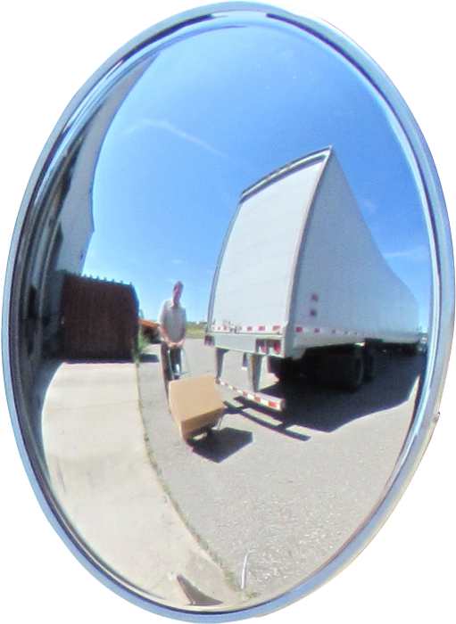24&quot; Acrylic DomeVex Wide View Convex Mirror Indoor with Hardboard Backing | CVI245DPT