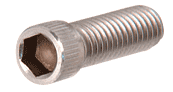C.R. Laurence CRl 1/4&quot; -20 x 1&quot; Stainless Steel Angle Collar Attaching Bolt- Pack of 10 | SHCS14X1