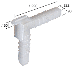 C.R. Laurence CRL Swivel Key - 1.22&quot; Leg; .222&quot; Width - Bulk 100 Pack | SK225B