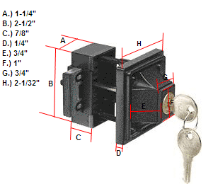 C.R. Laurence CRL Keyed Deadbolt Lock  | SK5