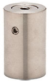 C.R. Laurence CRL Brushed Stainless 1-1/4&quot; Diameter by 2&quot; Long Stud Mounted Standoff Base | SMS1142BS