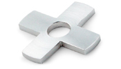 Standoff 4-Way Hub for GSO Standoffs - 1-1/4&quot; Diameter, 1/8&quot; Thickness | GSOA14H125