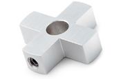 Standoff 4-Way Hub for GSO Standoffs - 1-1/4&quot; Diameter, 3/8&quot; Thickness | GSOA14H375
