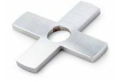 Standoff 4-Way Hub for GSO Standoffs - 1-1/2&quot; Diameter, 1/8&quot; Thickness | GSOA24H125