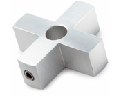 Standoff 4-Way Hub for GSO Standoffs - 1-1/2&quot; Diameter, 1/2&quot; Thickness | GSOA24H500